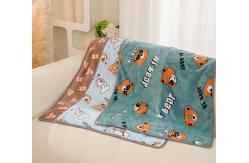 China Cat Sleeping Blanket With Paw Print Dog Cat Soft Fleece Blankets Sleep Mat supplier