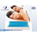 Visco rectangle Cooling Gel Pillow , wave summer cooling gel memory pillow for sale