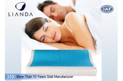 China Visco rectangle Cooling Gel Pillow , wave summer cooling gel memory pillow supplier