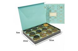 China OEM / ODM Tea Packaging Box , Custom Metal Tea Canister With Lid supplier