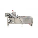 Restaurant Fruit Bubble 500kg/h Vegetable Ozone Cleaning Machine for sale