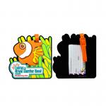 Cute Cartoon Design Soft PVC Rubber Silicone Made 3D Logo Embossed Luggage School Bag Tags For Kids for sale
