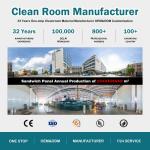 Huaao Modular Cleanroom Iso 7 8 Level Prefabricated Clean Room
