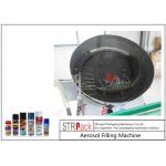 High Performance Aerosol Filling Machine , Aerosol Paint Can Filling Machine 