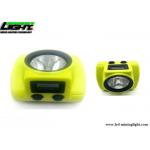 ATEX  18000lux Wireless Safety Cap Lamp Oled Screen 6.8Ah With USB Charger