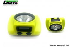 China ATEX  18000lux Wireless Safety Cap Lamp Oled Screen 6.8Ah With USB Charger supplier