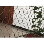 Green Wall Stainless Steel Cable Trellis Diamond / Rhombus Mesh Shape for sale