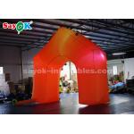 Inflatable Christmas Arch Gingerbread Man Candy Sticks Christmas Inflatable Arch With LED Light
