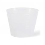 White plastic nursery pots Pure HDPE nursery pot soft flower pot in low price for sale