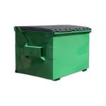 1.5m Open Top Waste Skip Bins Stackable Waste Management Skip Bins for sale