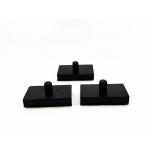 Custom Manufacturing Of Corrosion-Resistant Industrial Black Rectangular Foot Pads
