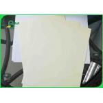 Two Side Uncoated Cream 70gsm / 80gsm Woodfree Paper For Notebook Writing