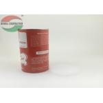 Custom Printing Food Powder Paper Tube Packing with Aluminum Pull Tab Lid