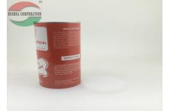 China Custom Printing Food Powder Paper Tube Packing with Aluminum Pull Tab Lid supplier