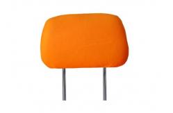 China Football Fans Car Headrest Covers Spandex Polyester Knitting 25*27cm supplier