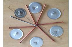 China 3mm x 90mm Capacitor Discharge Stud Welding Pins With Self Locking Washer supplier