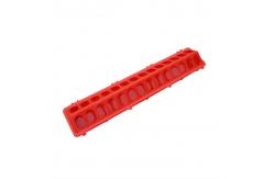 China 28 Holes 50CM Long Poultry Pigeon Feeder,Plastic Bird Manual Feeder supplier