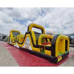 0.55mm PVC Tarpaulin Inflatable Obstacle Course For Advertisement for sale