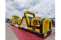 China 0.55mm PVC Tarpaulin Inflatable Obstacle Course For Advertisement supplier