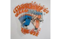 China Custom Screen Printing Sticker Plastisol Heat Transfer Labels For Apparel supplier