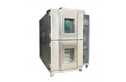 China Environmental Climate Hot And Cold Thermal Impact Testing Chamber Two Zone 100 Liter supplier
