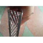 32mm Diamond Wing Aluminium Angle Bead , Drywall Corner Bead Silver Color for sale