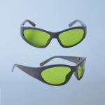 OD7+ 1064nm Laser Safety Glasses Polycarbonate Green Lens 55 Frame for sale