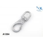 Electroplating Dog Leash Snap Hooks / Zinc Alloy Swivel Snap Hooks