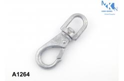 China Electroplating Dog Leash Snap Hooks / Zinc Alloy Swivel Snap Hooks supplier