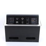 Conference Table Pop Up Box Data And Power Socket With Usb Control Box / Desk Power Outlet for sale