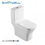 single toilet one piece toilet ceramic toilet seat round shape washdown SWM8617 for sale