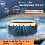 Solar Air Purifier Solar-Powered Car Deodorizer Compact Design Odors Cleaner for sale