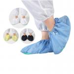 Cleanroom ESD Anti Skid Footwear Reusable Washable Antistatic Shoe Protectors for sale
