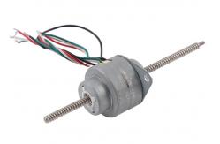 China Low Noise Linear Stepper Motor High Thrust 25mm With Through Shaft supplier