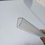 4-16MM Thickness 6M Length 16mm Polycarbonate U Profile for sale