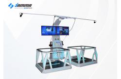 China Double Players 9D Virtual Reality Station HTC Glasses With LED Platform supplier