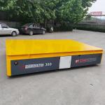 Steerable 6 Tons Hydraulic Lifting Motorized Transfer Cart With Remote Control Control