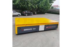 China Steerable 6 Tons Hydraulic Lifting Motorized Transfer Cart With Remote Control Control supplier