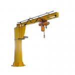 Column Mounted Jib Rotating Crane With Electric Chain Hoist Customized Lifting Height for sale