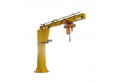 China Column Mounted Jib Rotating Crane With Electric Chain Hoist Customized Lifting Height supplier