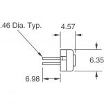 3329H-1-103LF Resistance 3329 - 1/4 Round Trimming Potentiometer