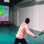 2024 New Hot Sale Indoor Intelligent Simulation Tennis Experience Hall Sports for sale