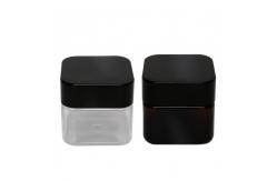 China Odorless Square Clear Plastic Containers 17.6oz Dried Fruit Scented Tea 1000pcs supplier
