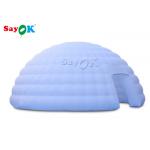 Go Outdoors Air Tent Double Stitching  8m White Inflatable Air Tent / Exhibition Igloo Dome Tent for sale