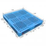 1200*1100*150mm Metal Rack Storage Systems Double Side Face Stackable Plastic Pallet for sale
