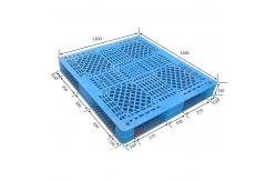 China Large HDPE Four Way Entry Double Sides Euro Plastic Pallet Stackable Reversible supplier