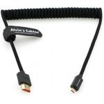 8K 2.1 Micro HDMI To HDMI Braided Coiled Cable For Atomos Ninja V 4K-60P Record 48Gbps HDMI For Canon R5C/R5/R6 for sale