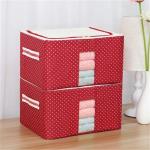 Odorless Fabric Covered Storage Boxes , Dustproof Clothes Storage Bins ISO9001