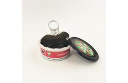 China 100ml 3g Clear Pet Jars Empty Mini Plastic Cans With Lid And Stickers supplier