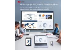 China JCVISION Classroom Interactive Whiteboard 105 Inch Android 11 IR 20 Poitns Touch supplier